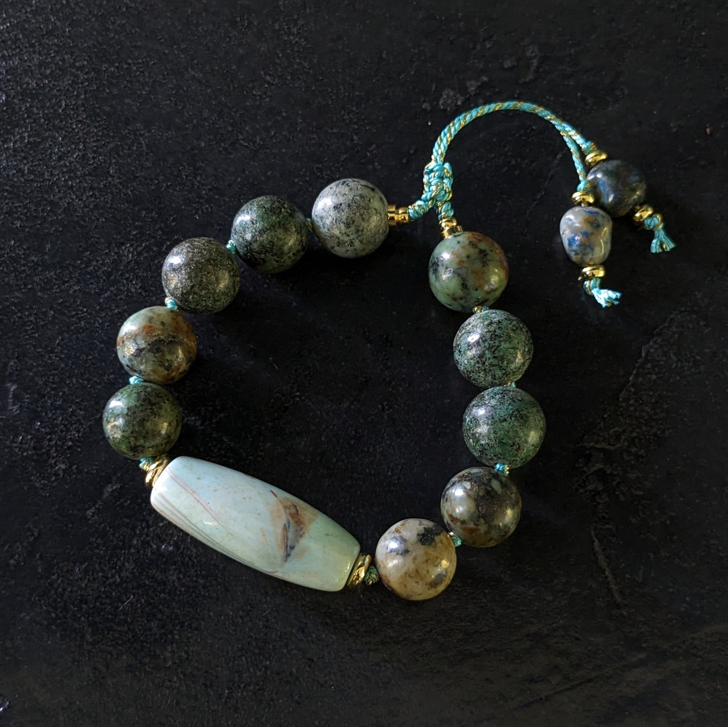 Bracelet de protection en jaspe et agate