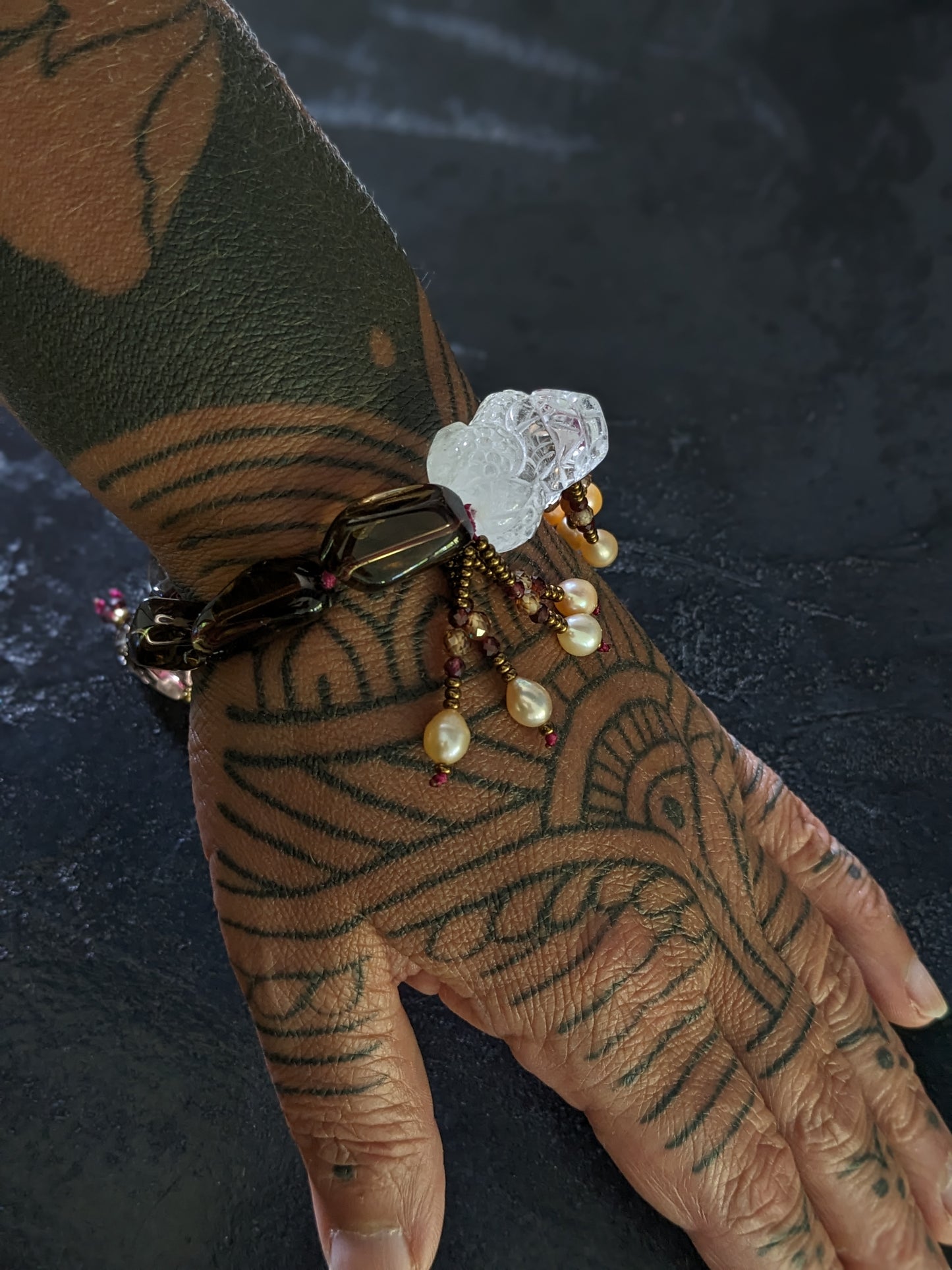 Bracelet Pixiu Quartz fumé