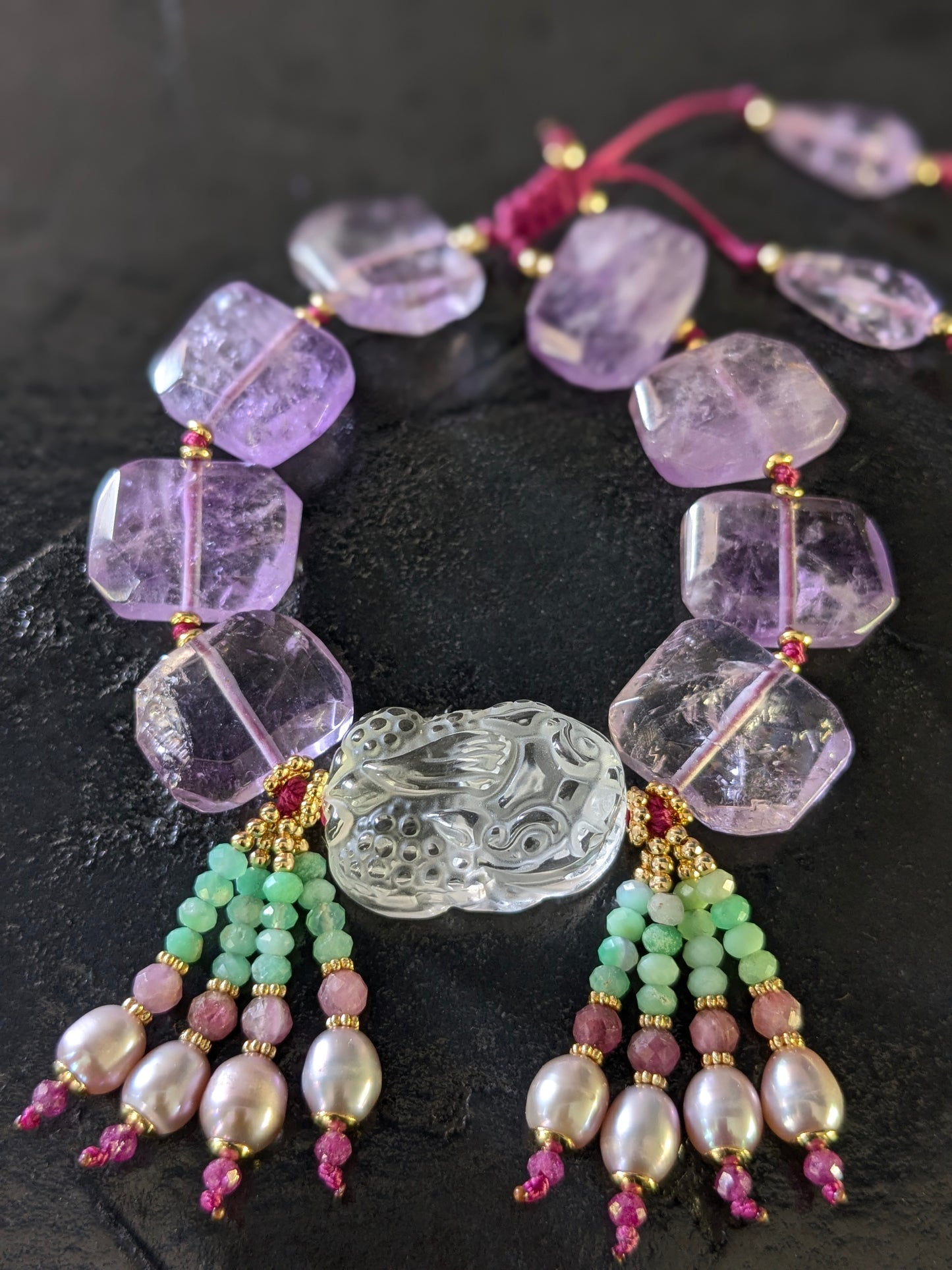 Bracelet Pixiu Améthystes
