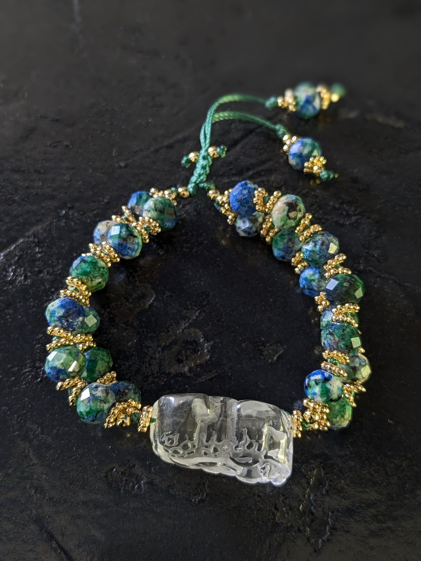 Bracelet Pixiu Jaspe sésame