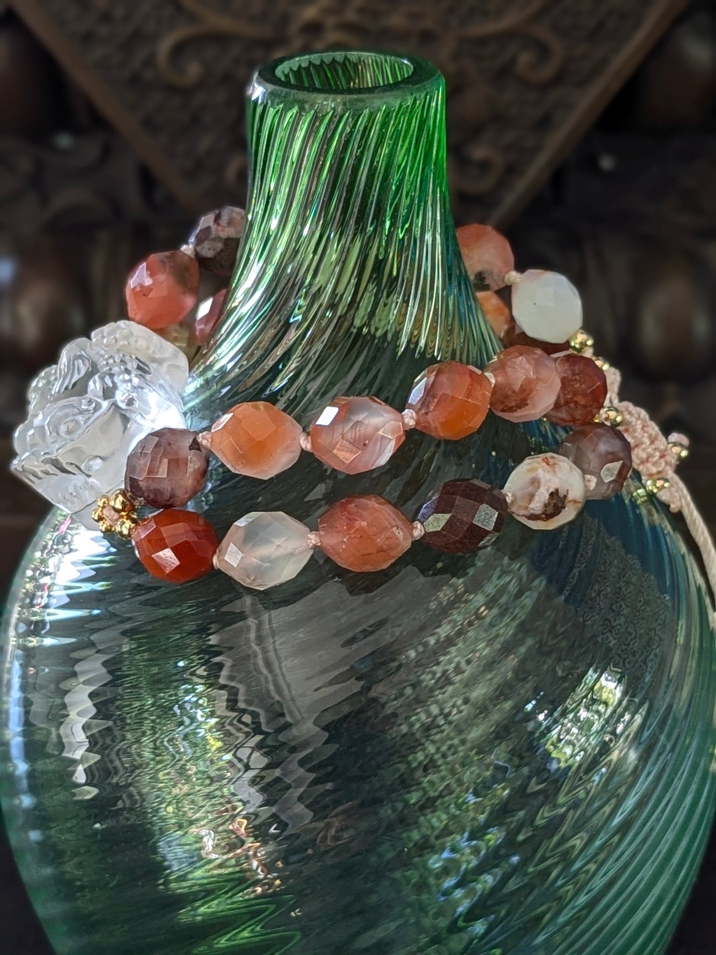 Bracelet Pixiu Quartz Hématoïde