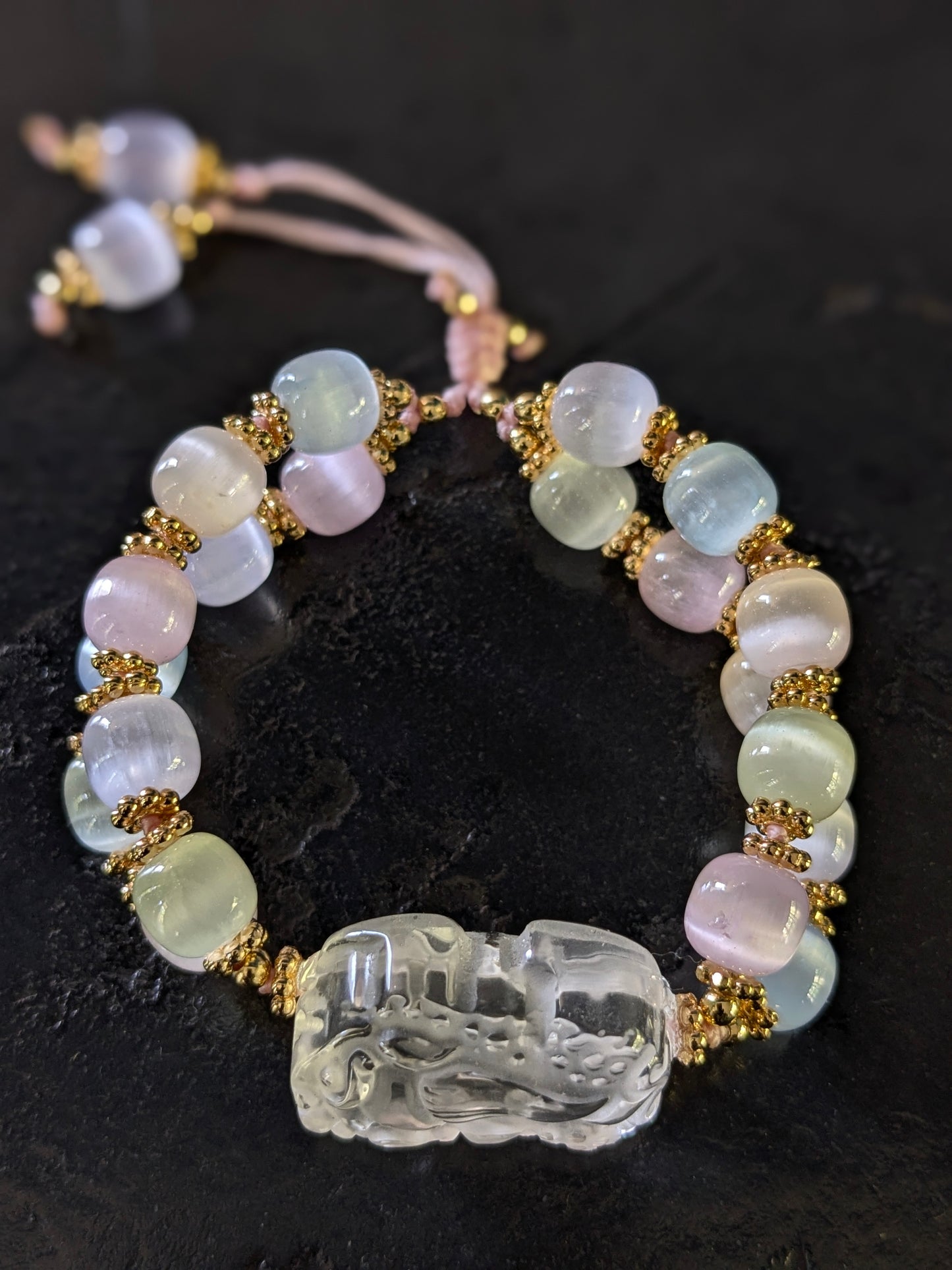 Bracelet Pixiu Sélénite