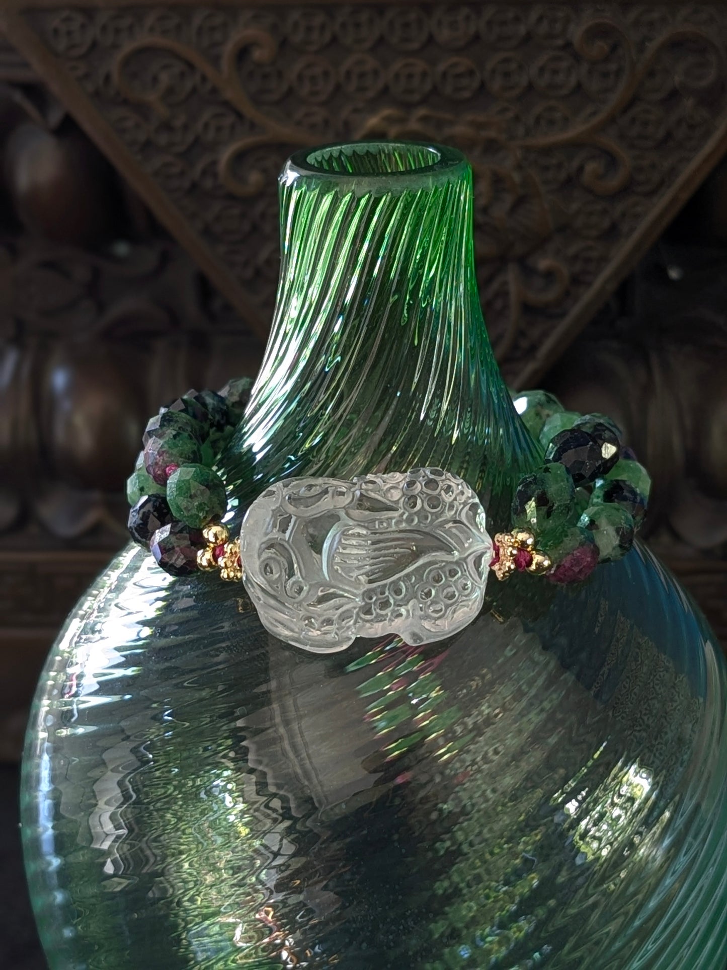 Bracelet Pixiu Zoïsite