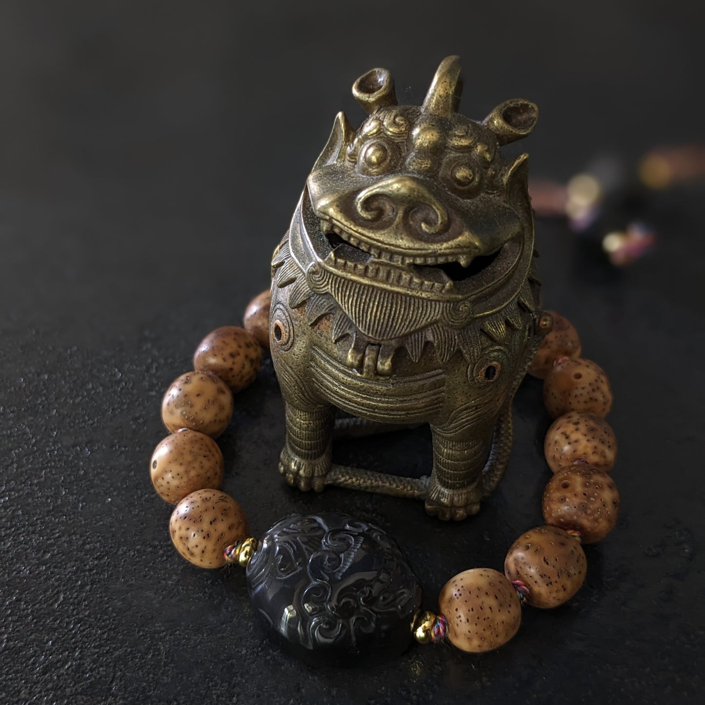 Bracelet de lithothérapie en pierres naturelles fait main