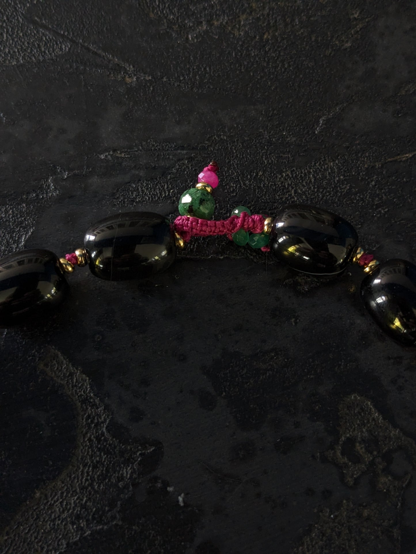 Collier Pixiu en onyx