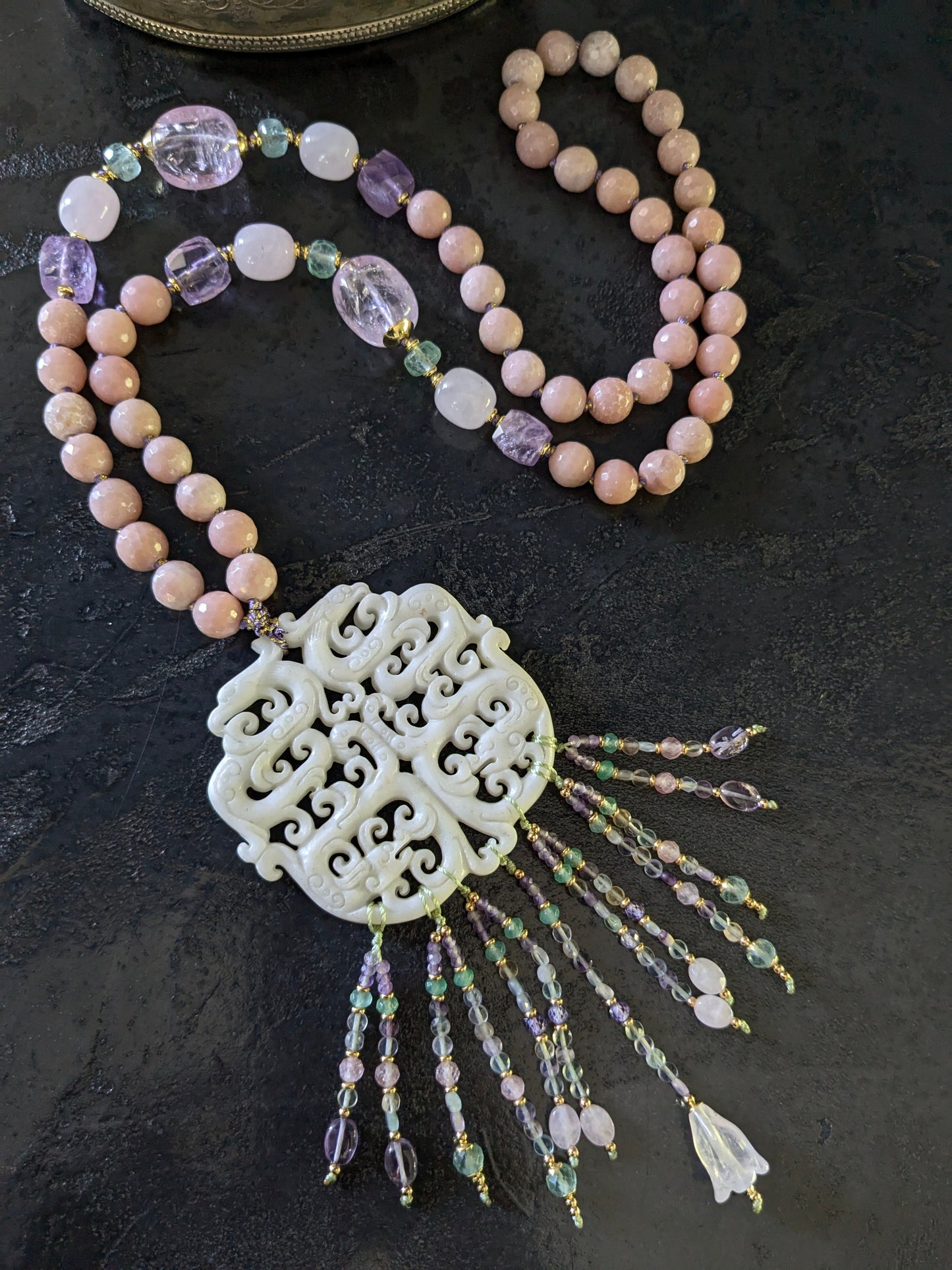 sauotoir talisman en jade