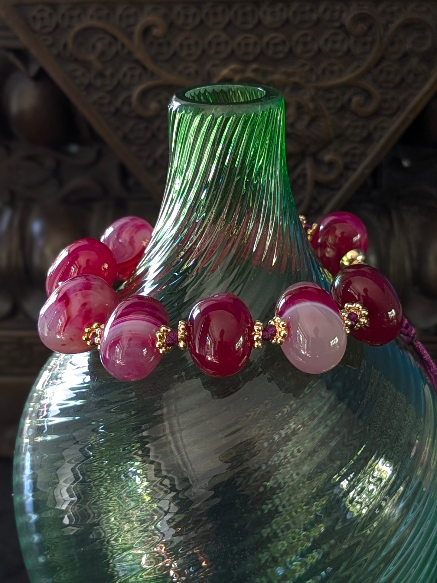 Bracelet Agates Teintées