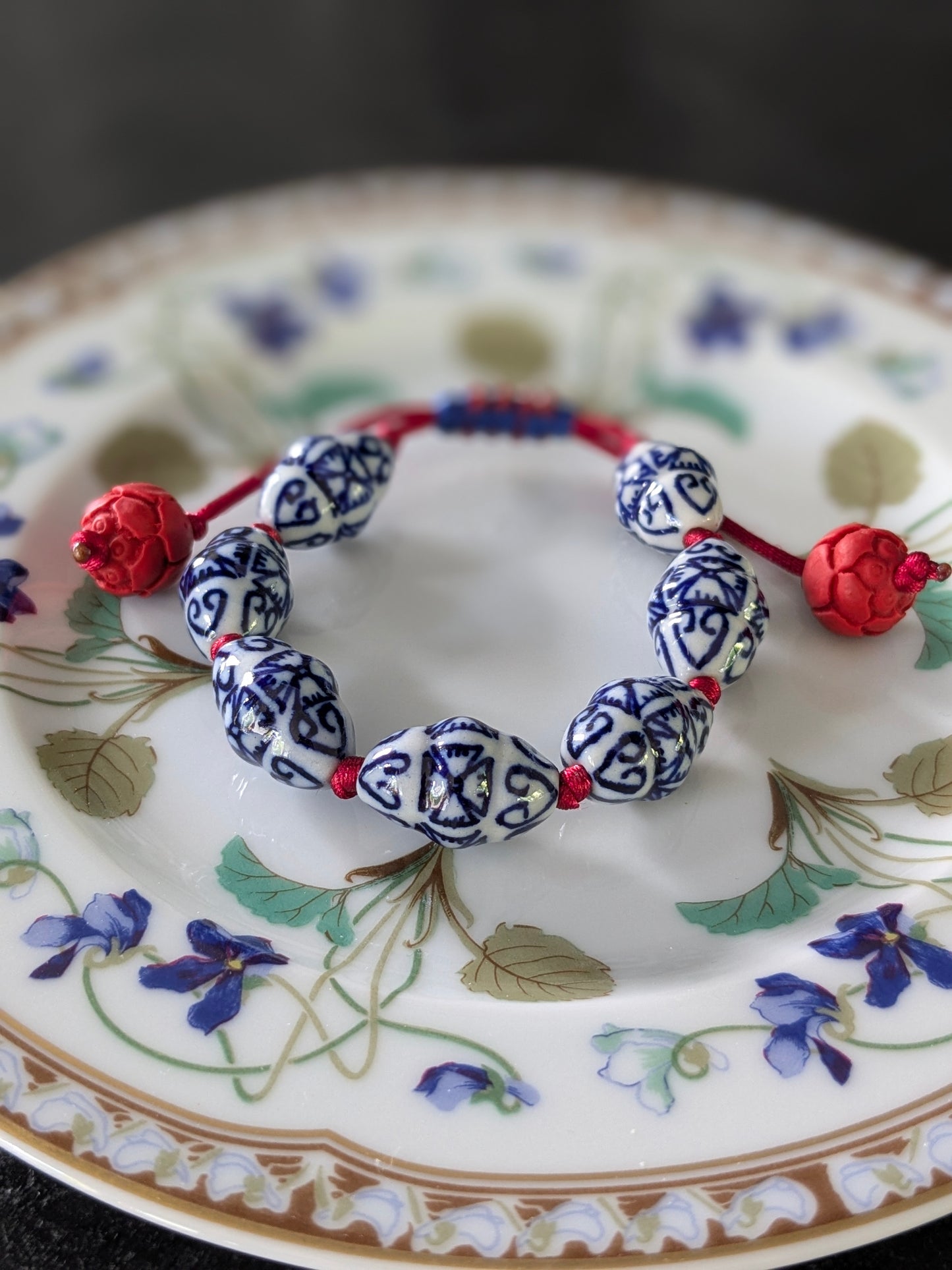 Bracelet Porcelaine Navettes