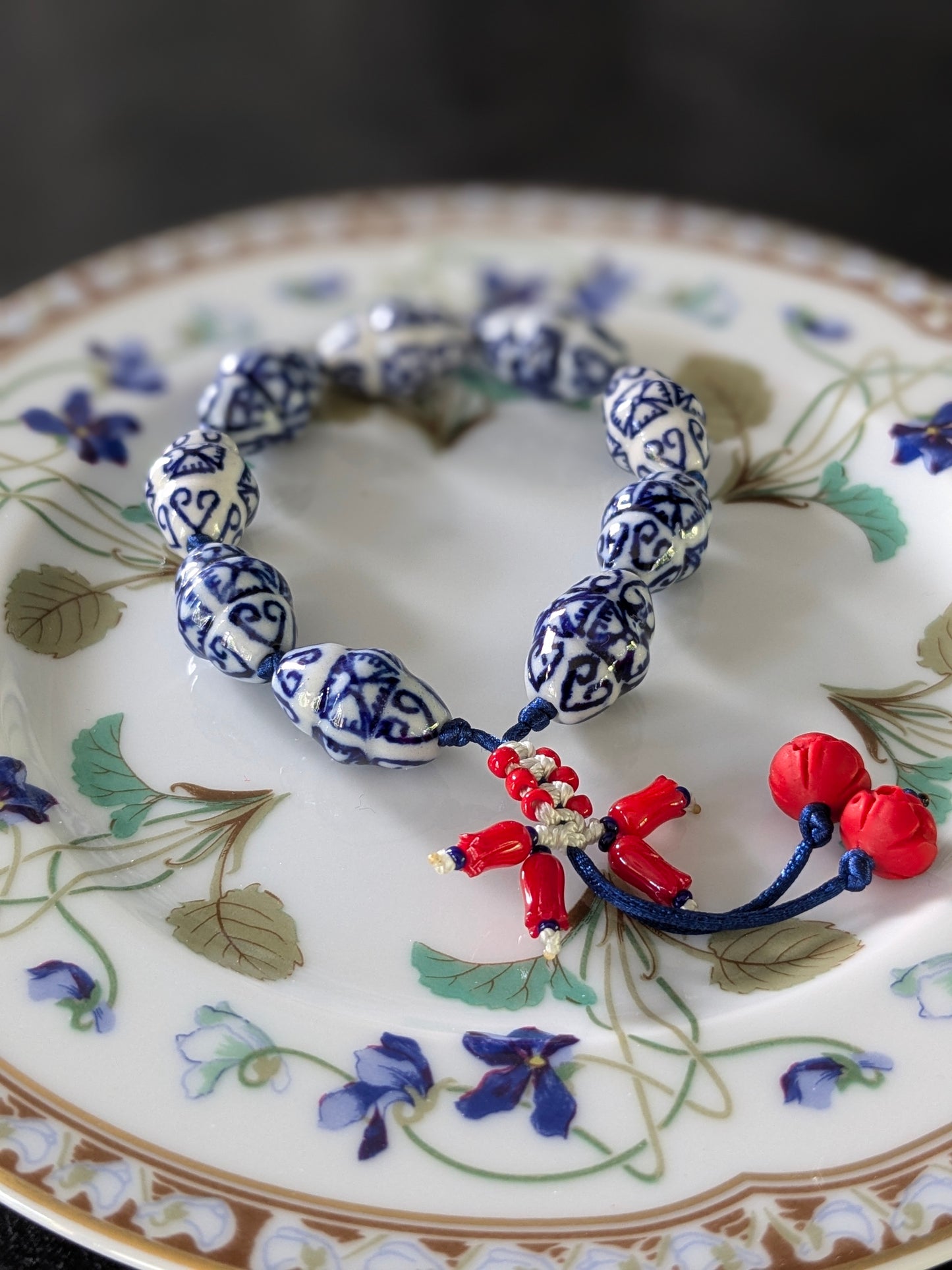 Bracelet Porcelaine Navettes