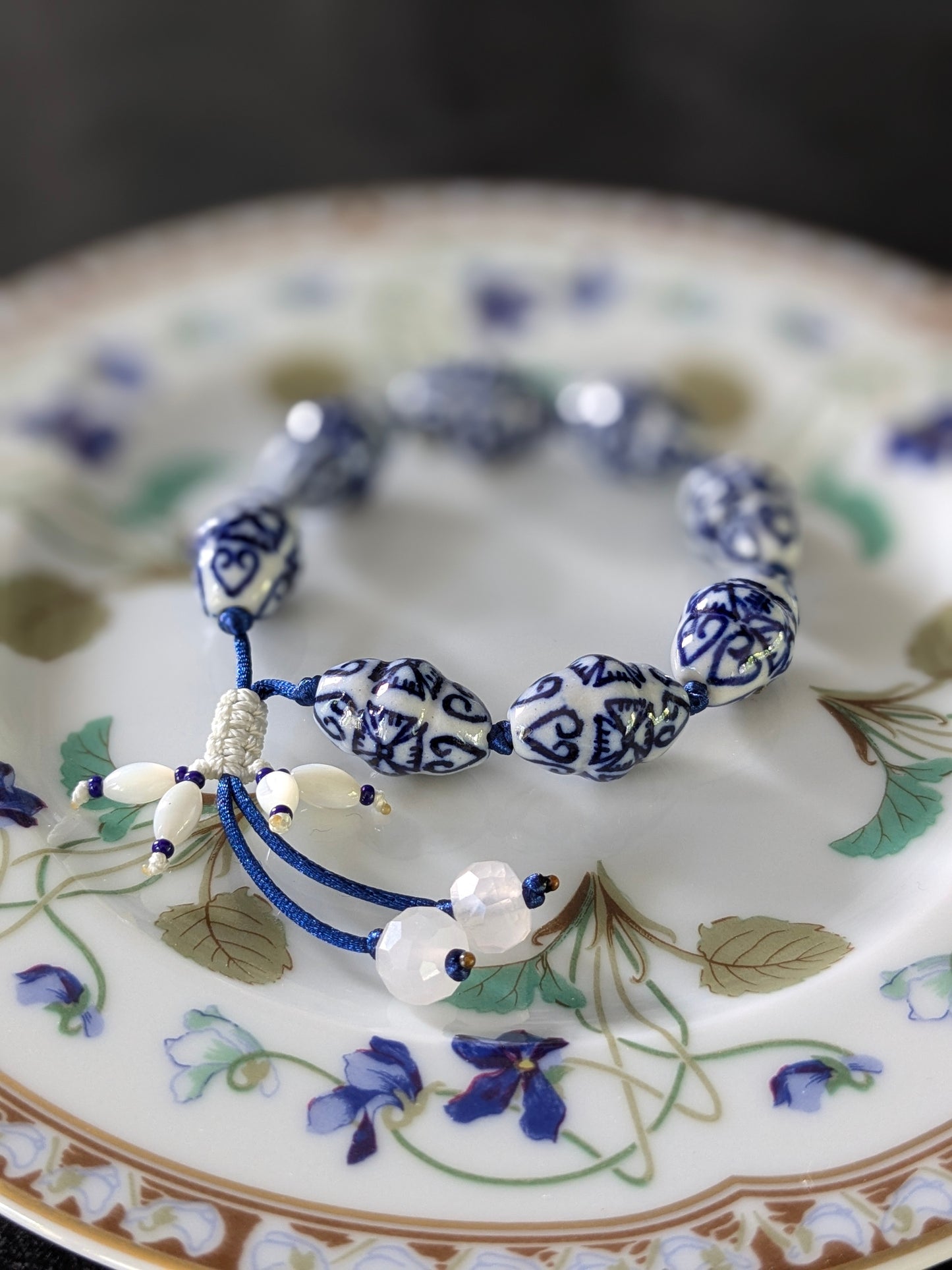 Bracelet Porcelaine Navettes
