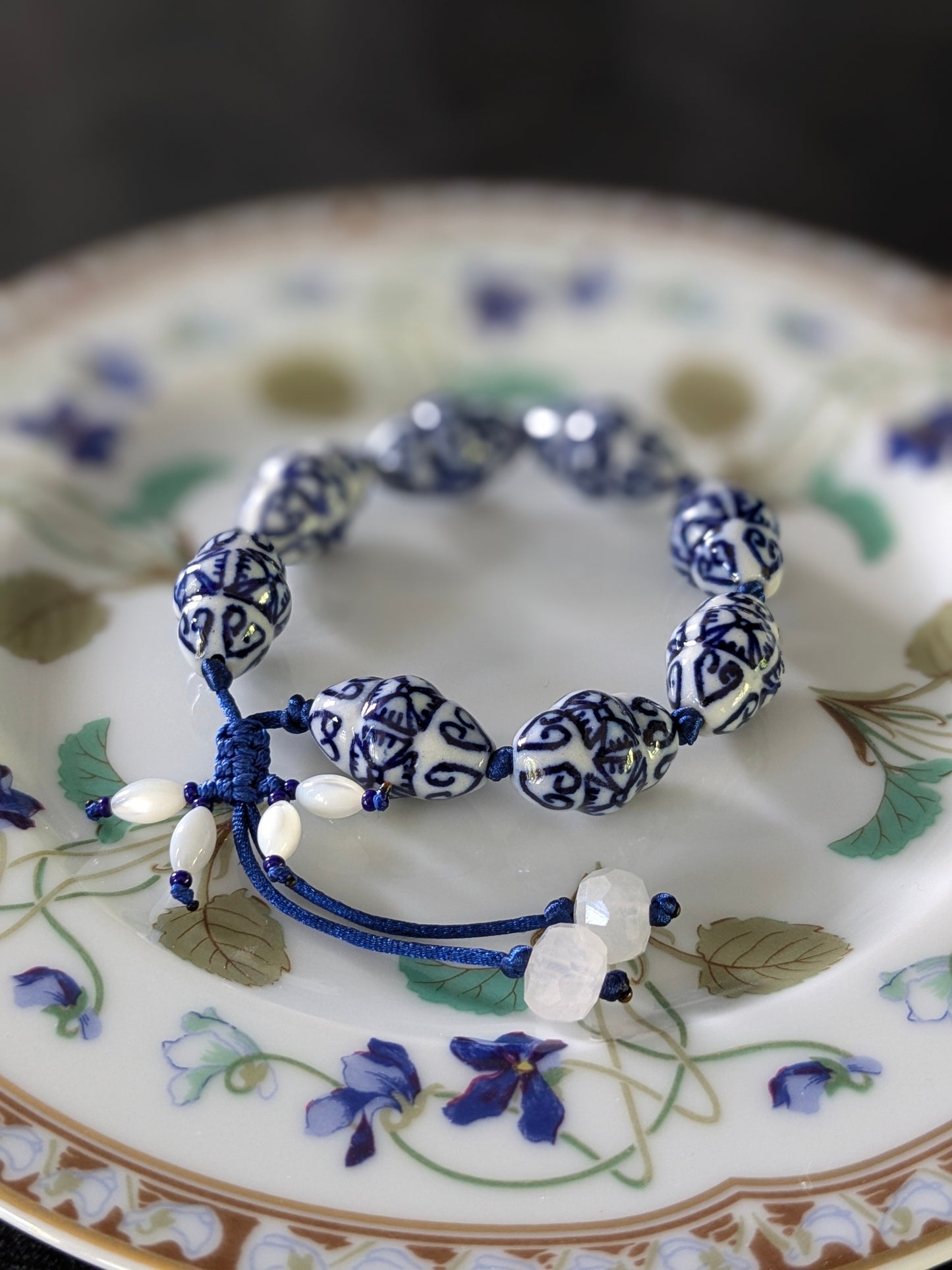Bracelet Porcelaine Navettes