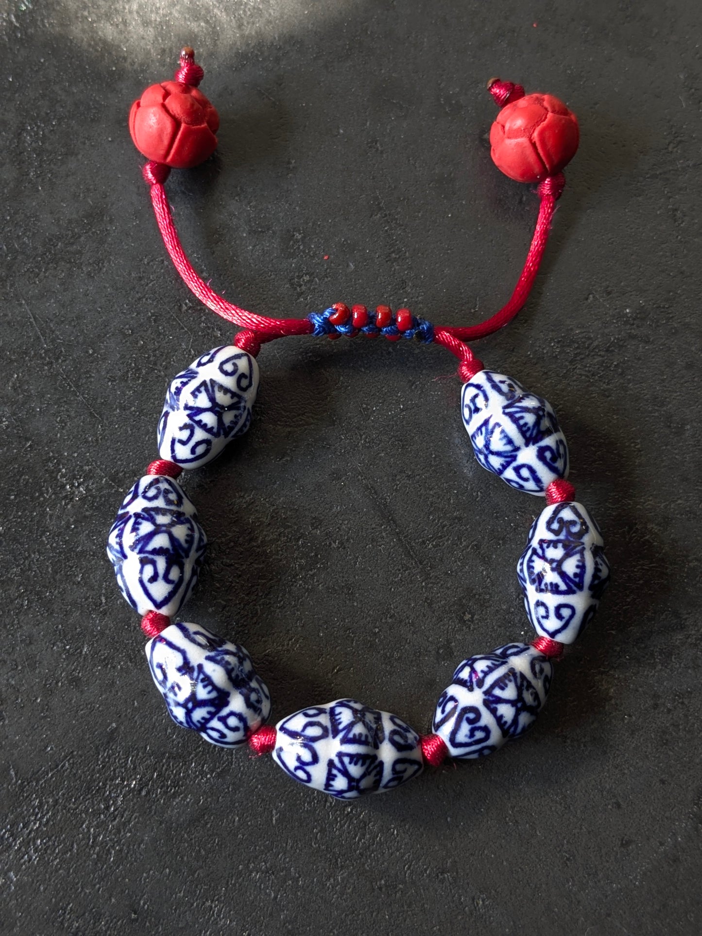 Bracelet Porcelaine Navettes