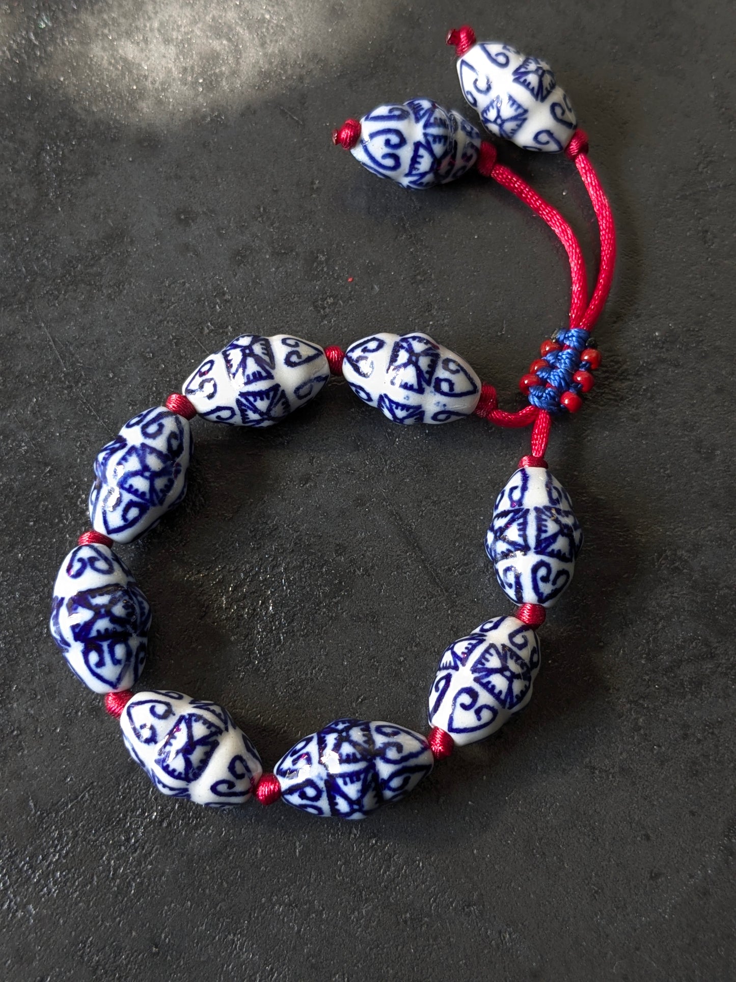 Bracelet Porcelaine Navettes