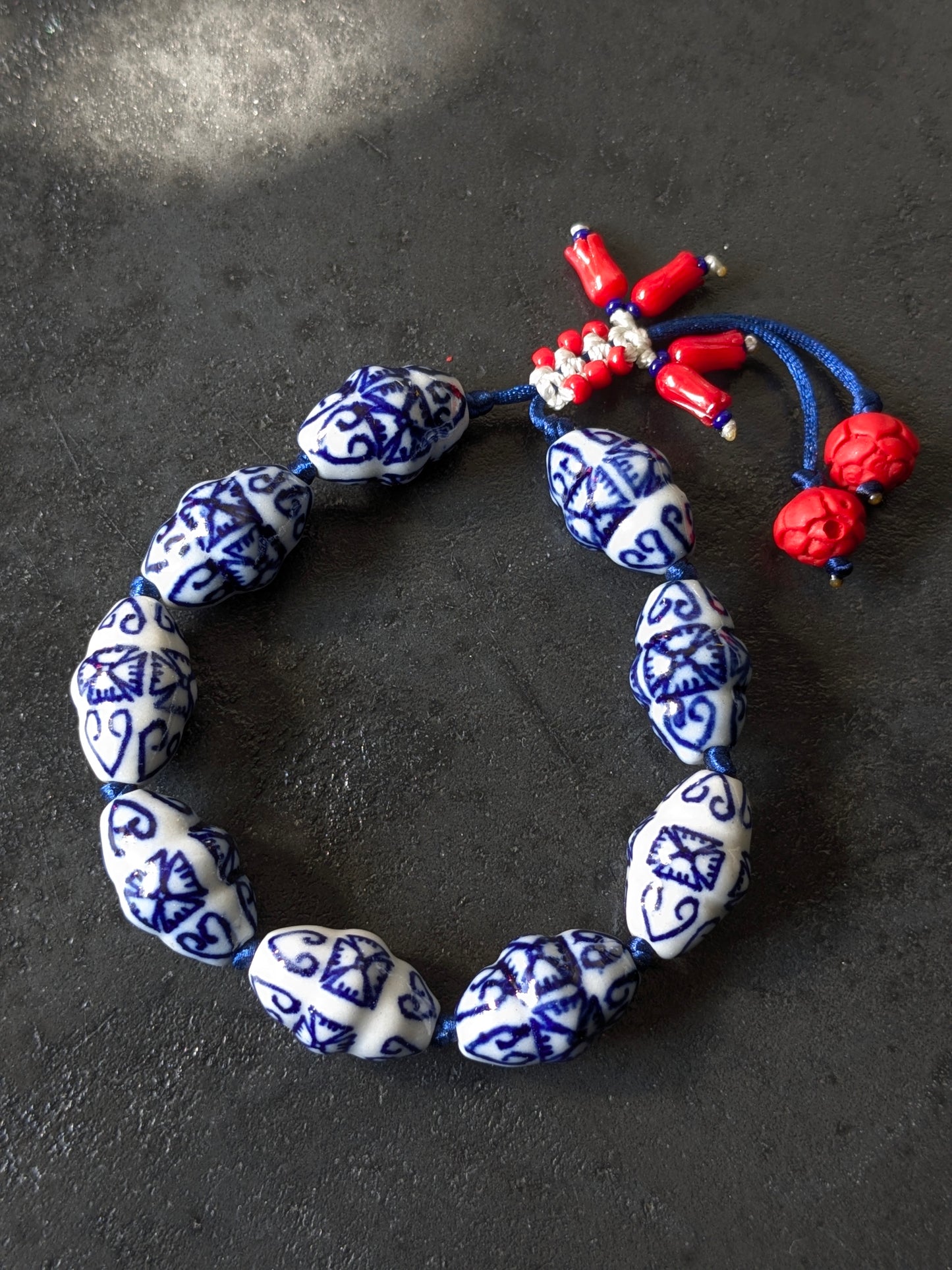 Bracelet Porcelaine Navettes