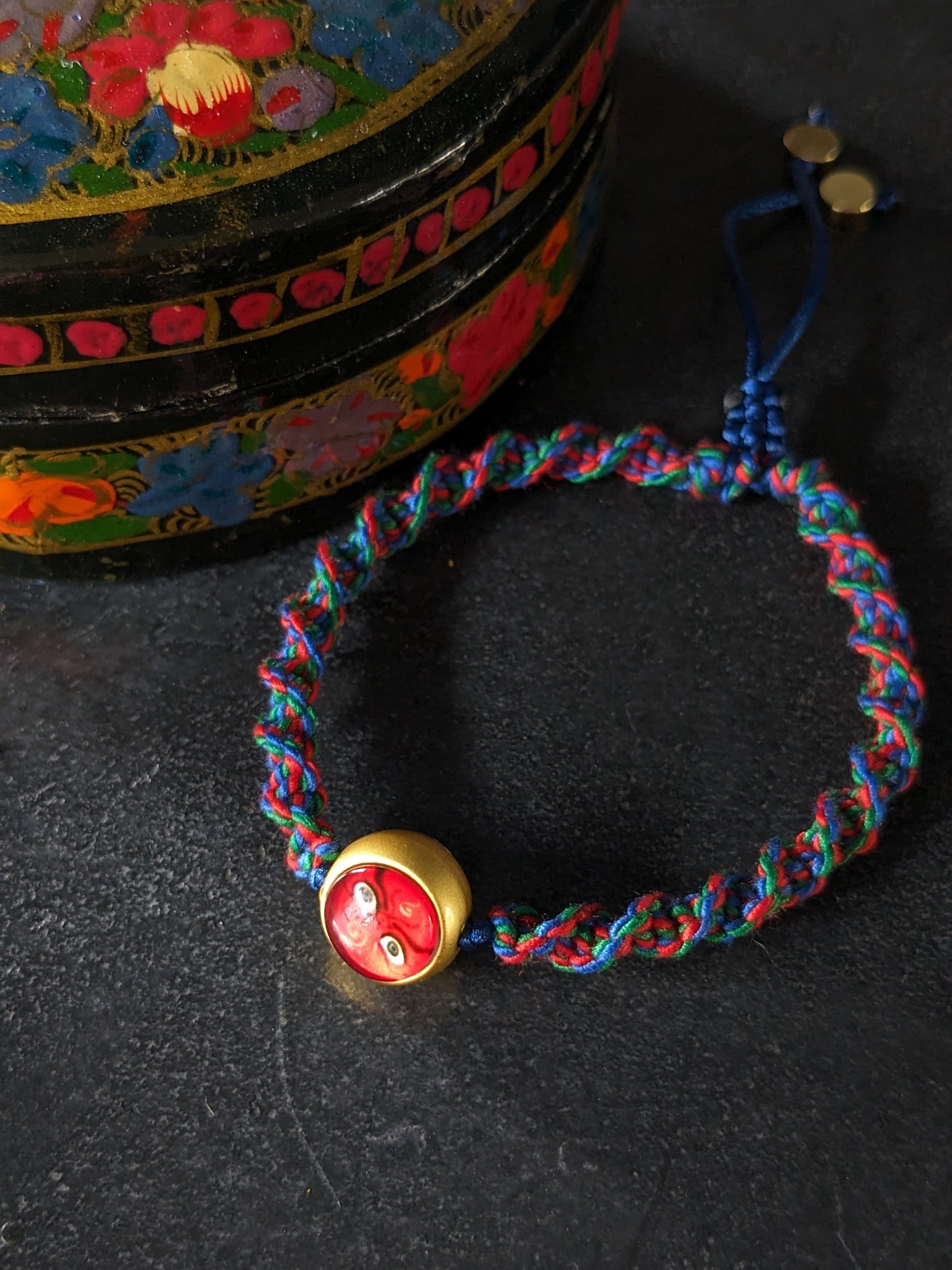 Bracelet macramé tibétain