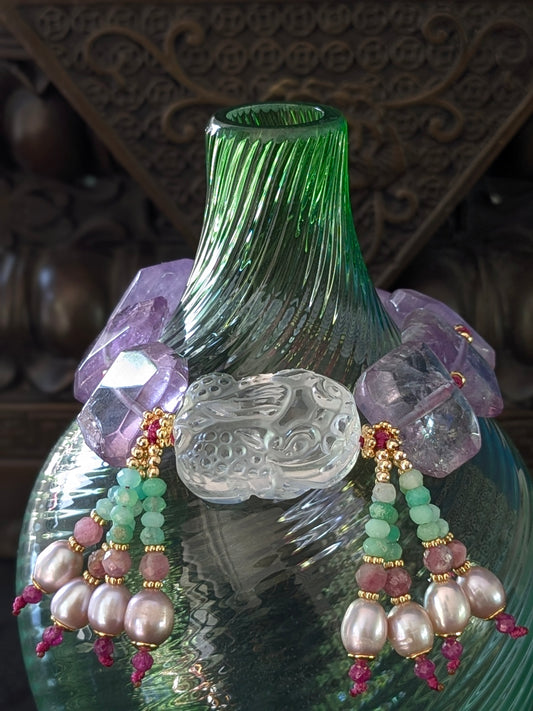 Bracelet Pixiu Améthystes