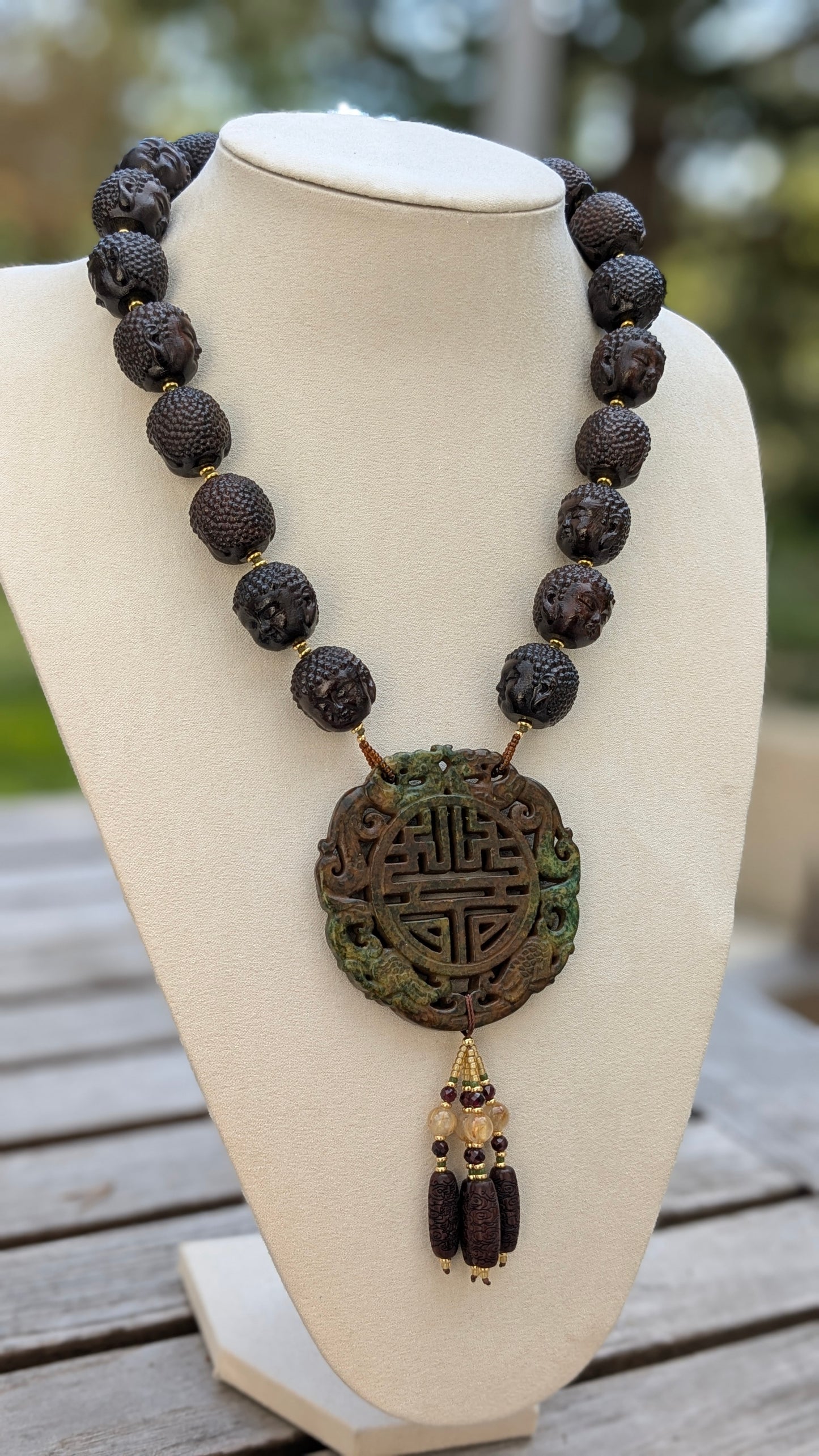 Collier Talisman Double Bonheur