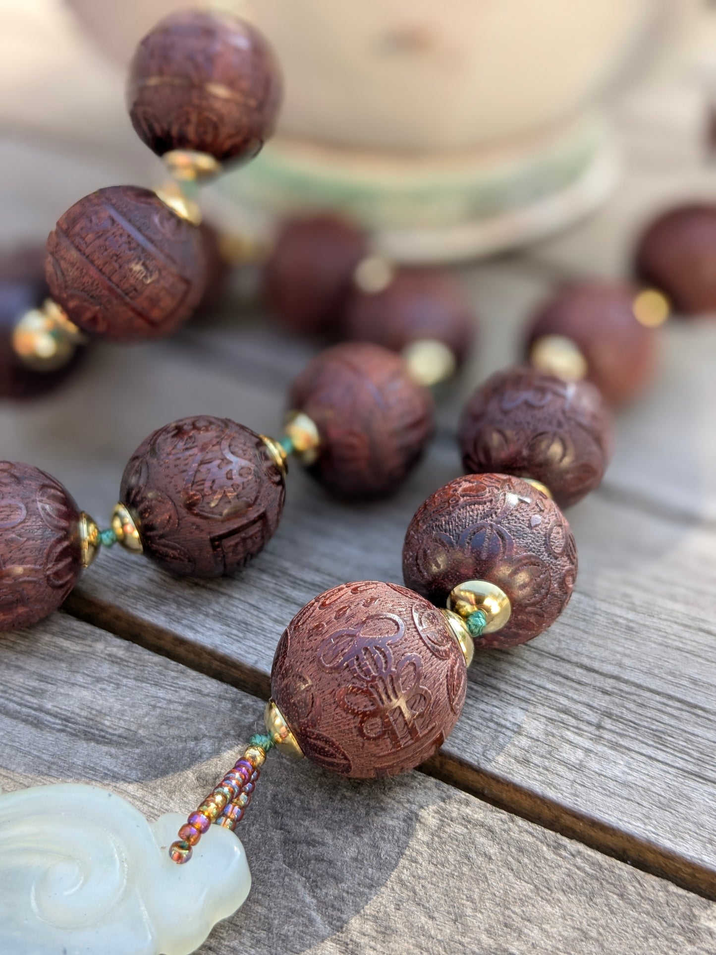 Collier Talisman Papillon et Pampilles