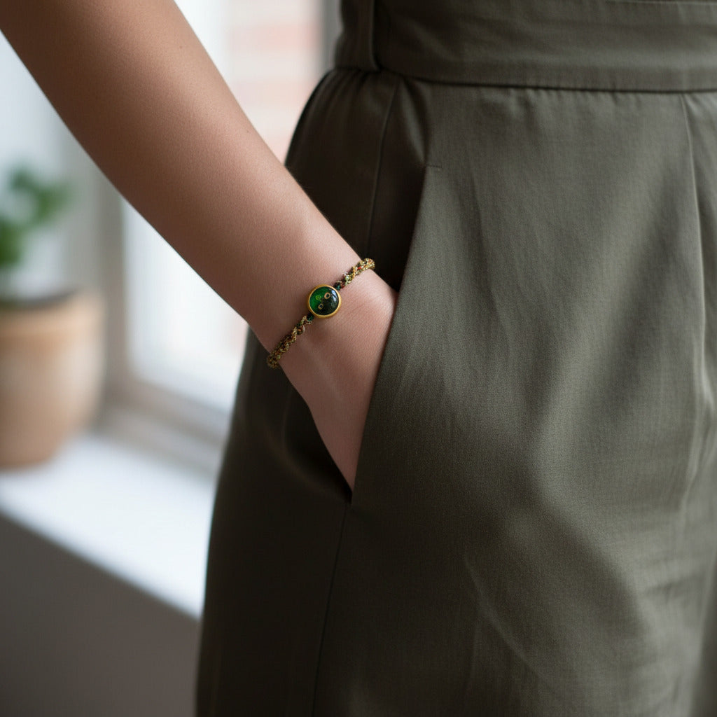 Anima Mahakala Vert Chiné