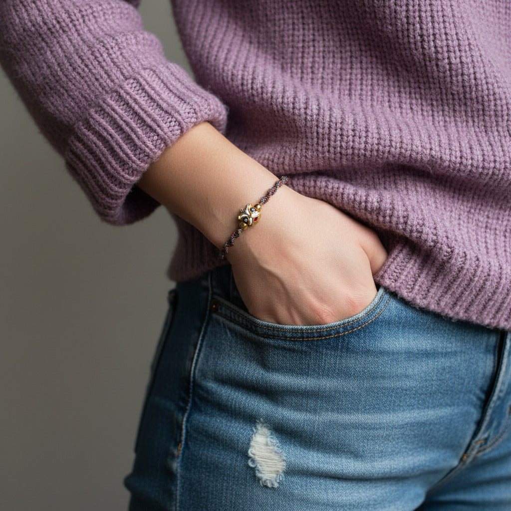 Anima Warren Violet Métallisé