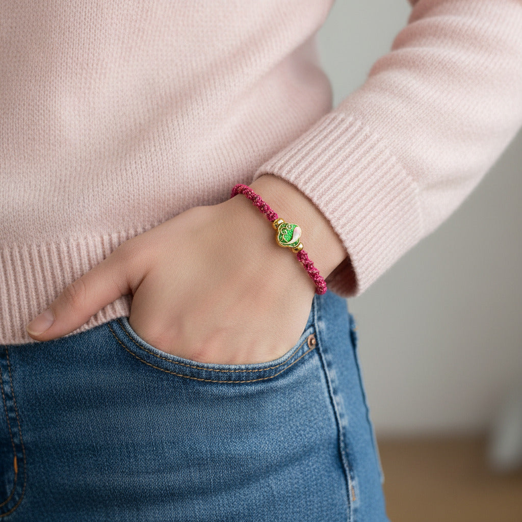 Anima Brad Fuchsia et Or