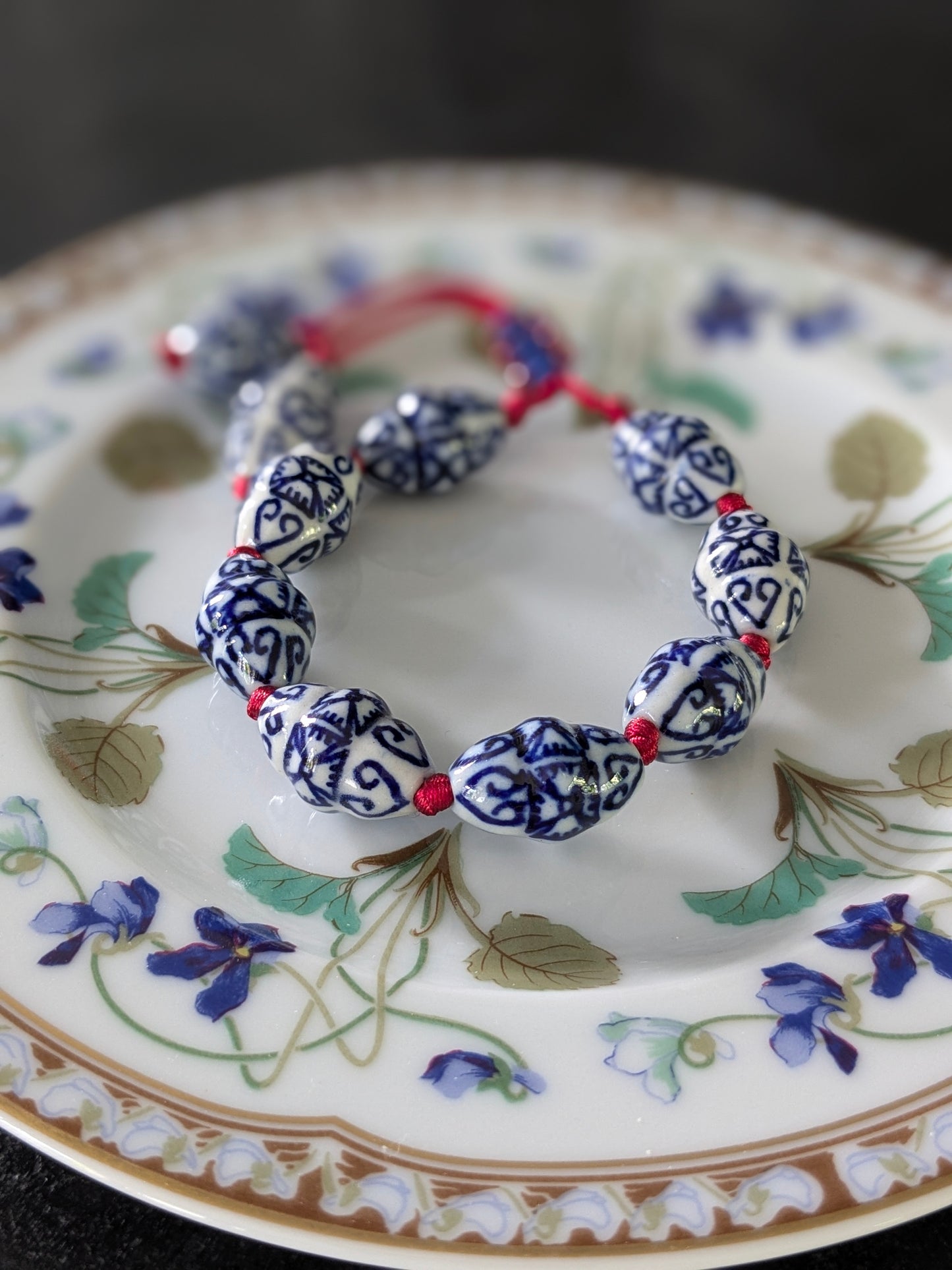 Bracelet Porcelaine Navettes