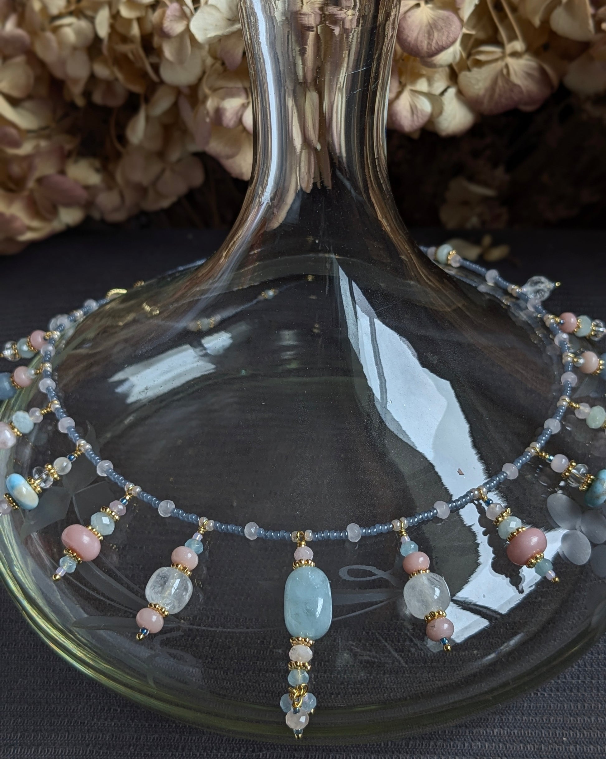 Focus sur les breloques de Larimar et de Béryl bleu