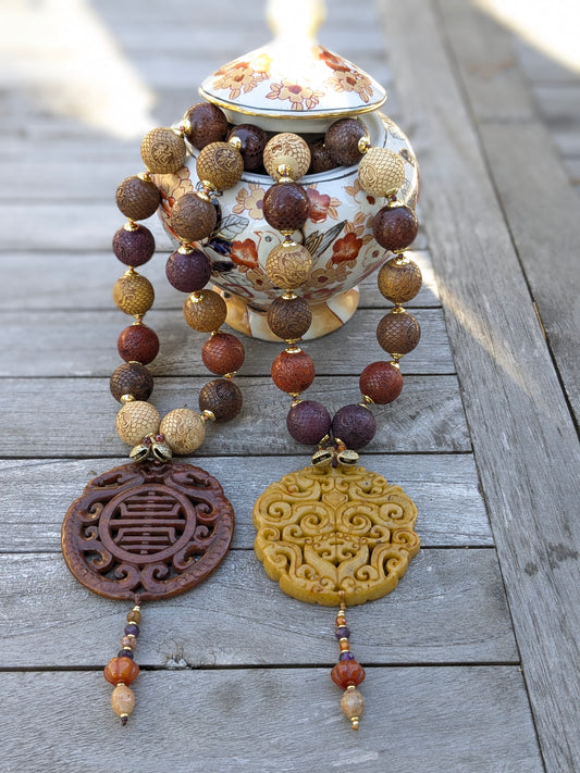 Colliers Talisman Dragons Multicolores