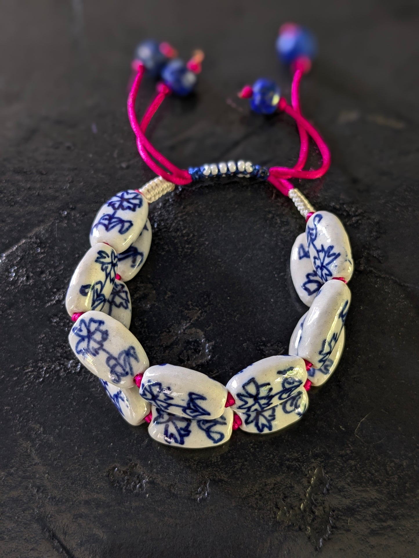 Bracelet Porcelaine deux rangs